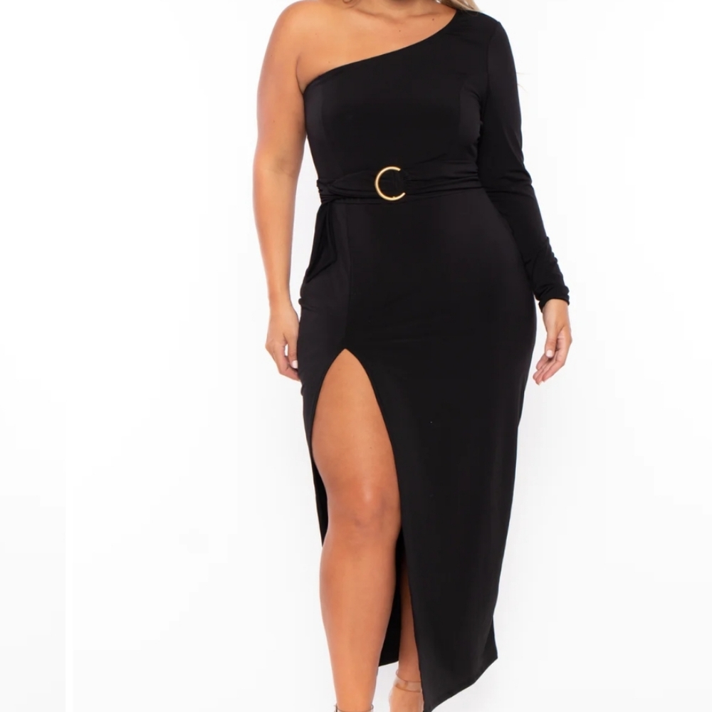 BELTED DRESS